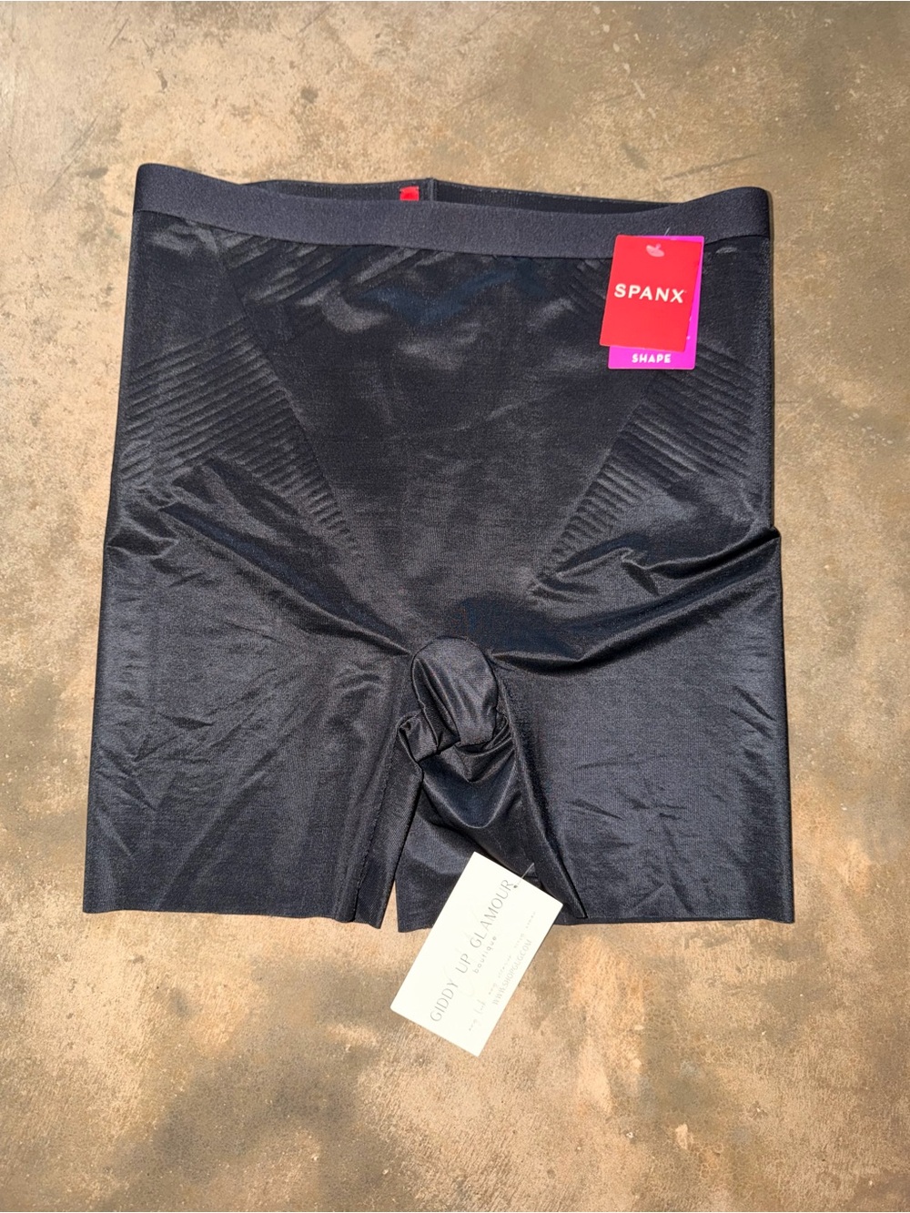SPANX Thinstincts 2.0 Girl Short Shapewear Black Large NWT Style 10252R